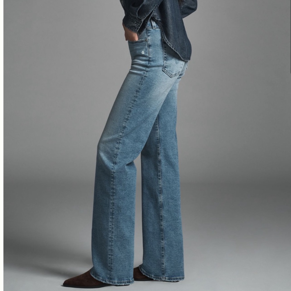 AG Kora high rise wide leg jeans sz 27 - Picture 5 of 10